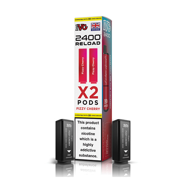 IVG 2400 Reload 2in1 Prefilled Pods - FIzzy Cherry