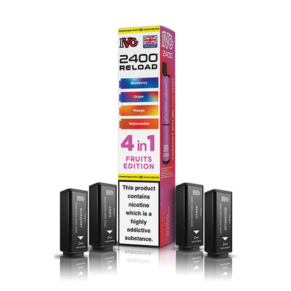 IVG 2400 Reload 4in1 Prefilled Pods Fruits Edition