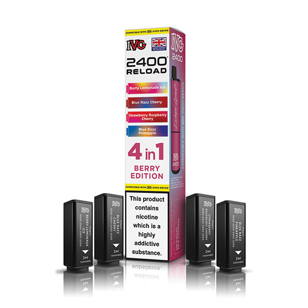 IVG 2400 Reload 4in1 Prefilled Pods Berry Edition