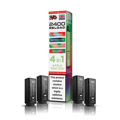 IVG 2400 Reload 4in1 Prefilled Pods Apple Edition