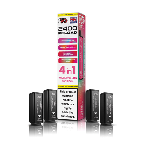 IVG 2400 Reload 4in1 Prefilled Pods Watermelon Edition