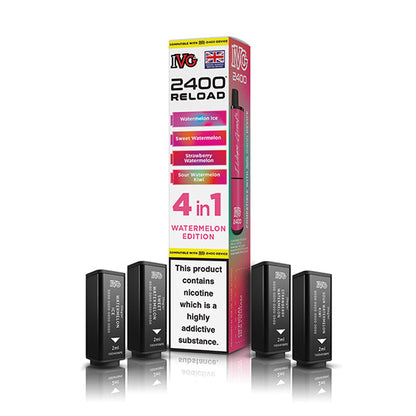 IVG 2400 Reload 4in1 Prefilled Pods Watermelon Edition