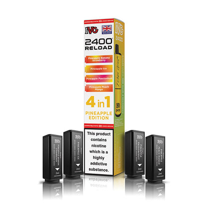 IVG 2400 Reload 4in1 Prefilled Pods Pineapple Edition