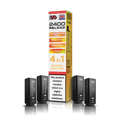 IVG 2400 Reload 4in1 Prefilled Pods Mango Edition
