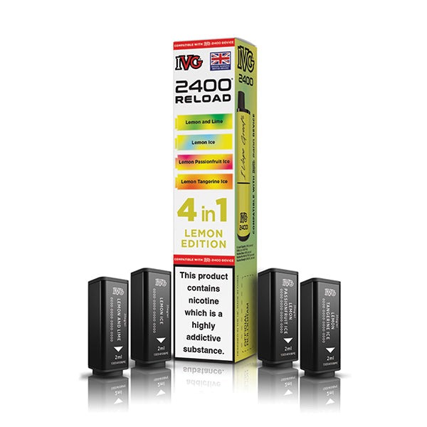 IVG 2400 Reload 4in1 Prefilled Pods Lemon Edition