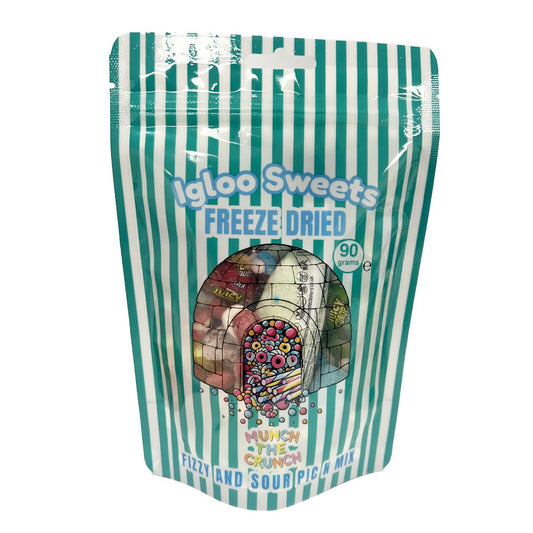 Igloo Sweets Freeze Dried Fizzy & Sour Candy Pick N Mix 90g