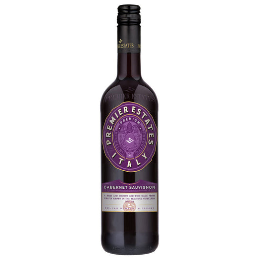 Premier Estates Italian Cabernet Sauvignon Red Wine 6 x 70cl