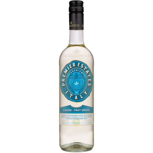 Premier Estates Italian Pinot Grigio White Wine 6 x 70cl