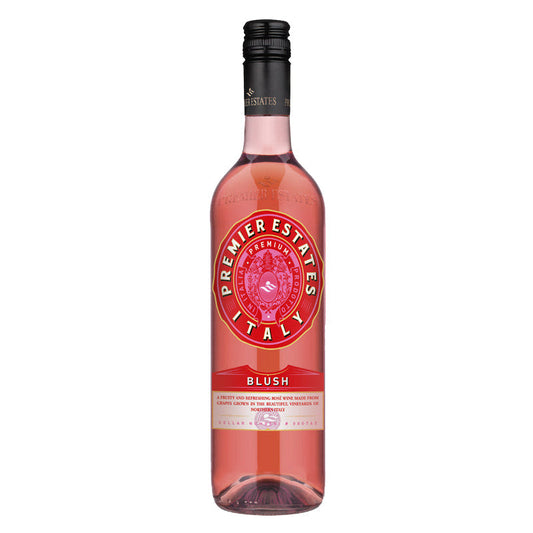 Premier Estates Italian Blush Rose Wine 6 x 70cl