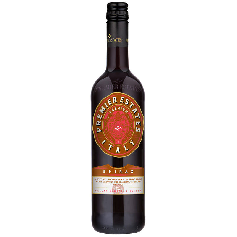 Premier Estates Italian Shiraz Red Wine 6 x 70cl