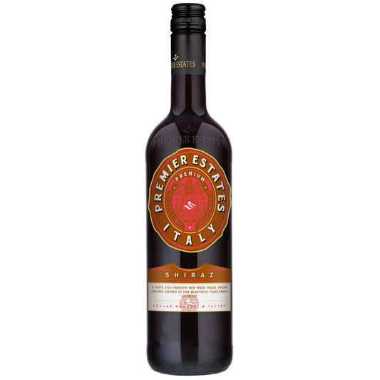 Premier Estates Italian Shiraz Red Wine 6 x 70cl