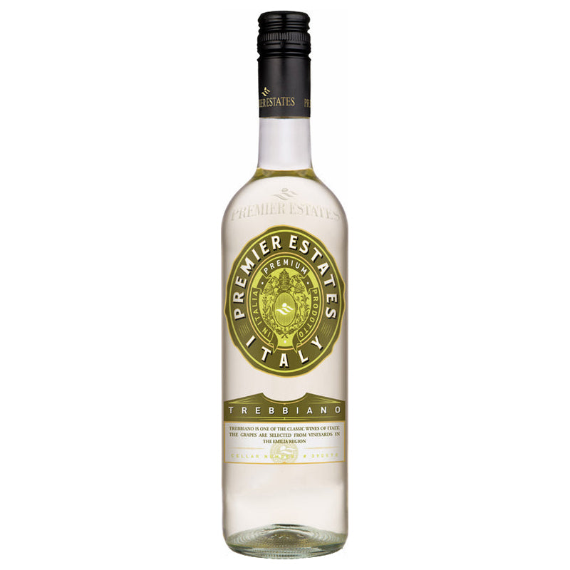 Premier Estates Italian Trebbiano White Wine 6 x 70cl