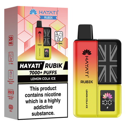 Hayati Rubik 7000+ Puff Prefilled Vape Kit