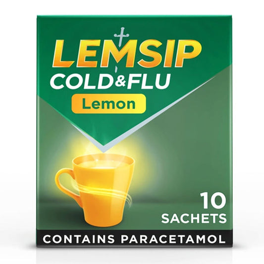 Lemsip Cold & Flu Lemon (4x10 Sachets)
