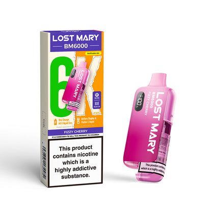 Lost Mary BM6000 Prefilled Pod Kit Fizzy cherry