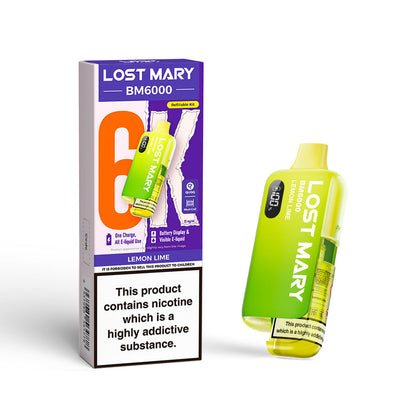 Lost Mary BM6000 Prefilled Pod Kit Lemon Juice