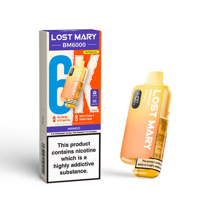 Lost Mary BM6000 Prefilled Pod Kit Mango