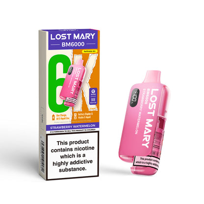 Lost Mary BM6000 Prefilled Pod Kit Strawberry watermelon