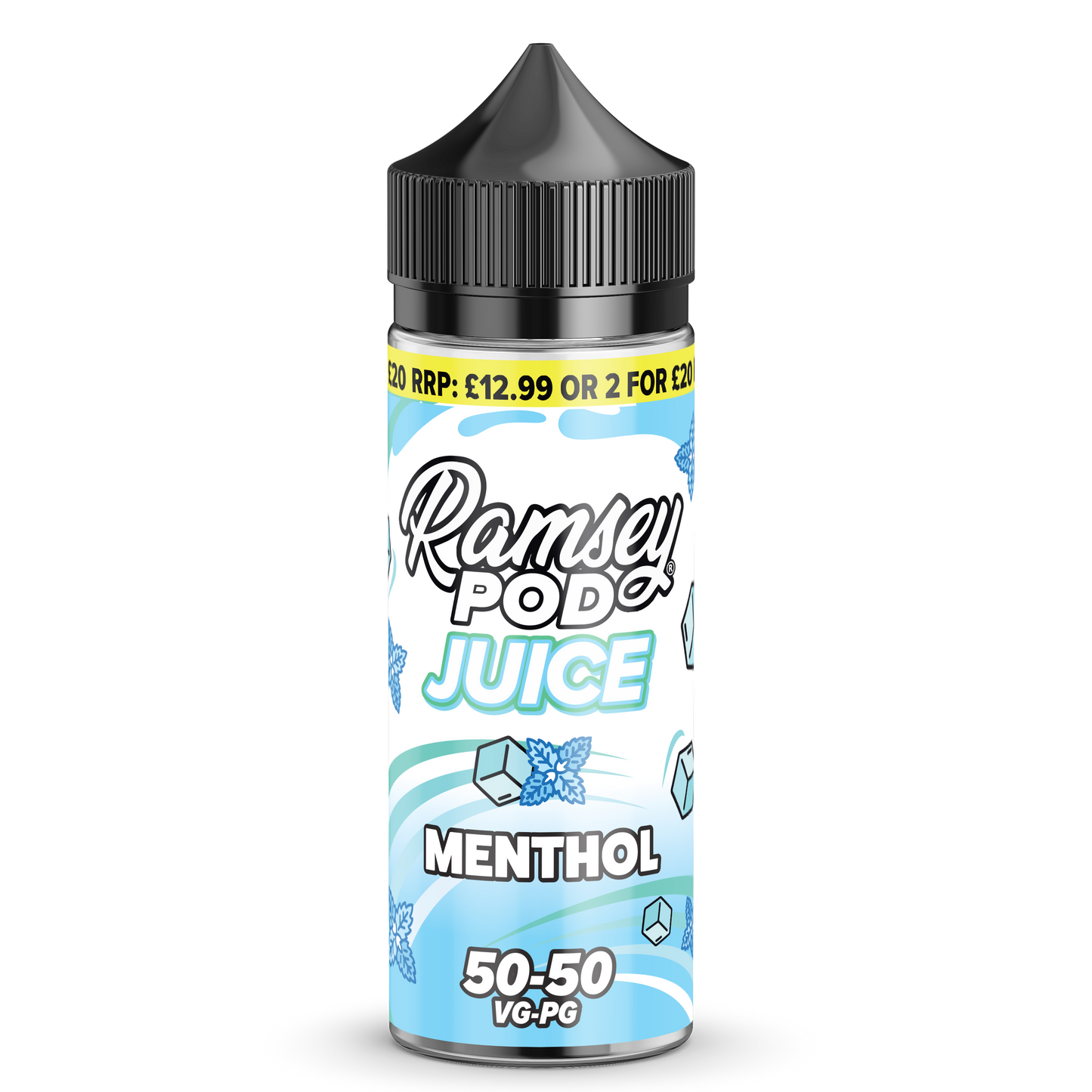 Menthol by Ramsey Pod Juice 50/50 100ml Shortfill