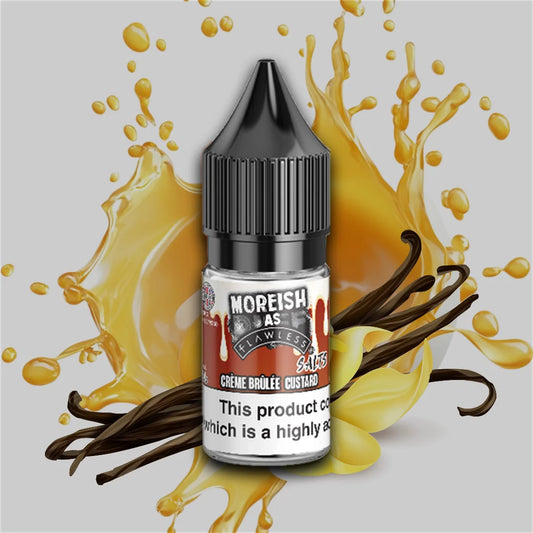 Moreish Puff Crème Brûlée Custard 10ml Nic Salt