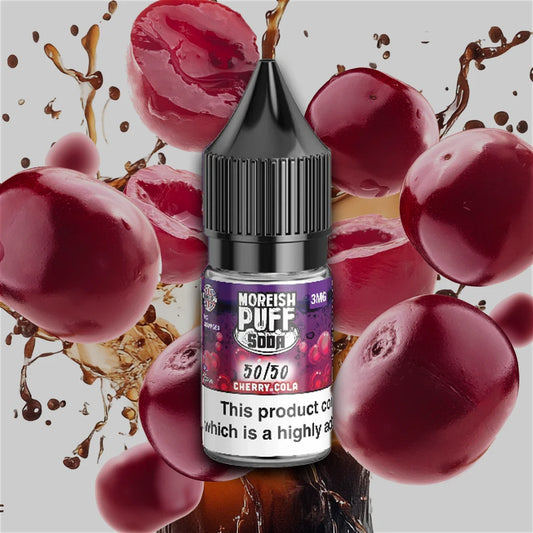 Moreish Puff Salts Cherry Cola Soda 10ml Nic Salt