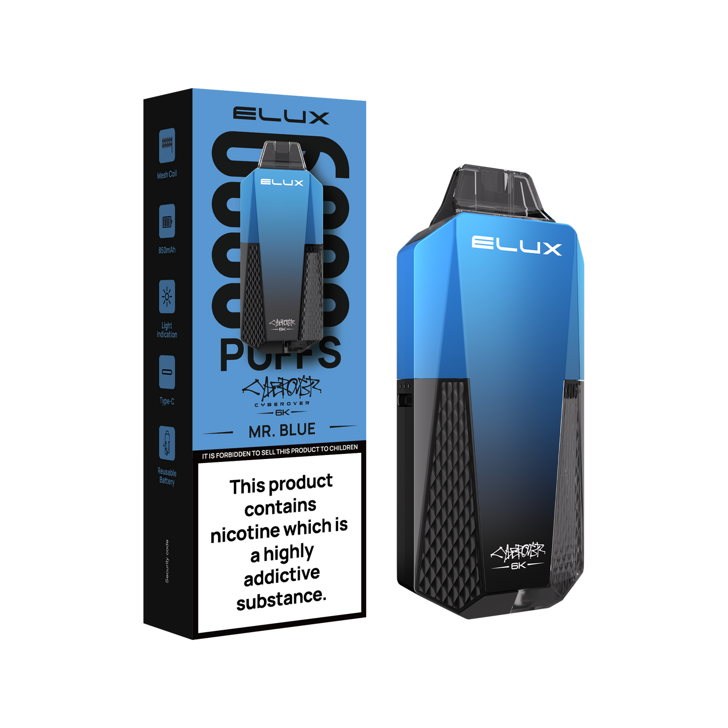 Elux Cyberover 6K Prefilled Vape