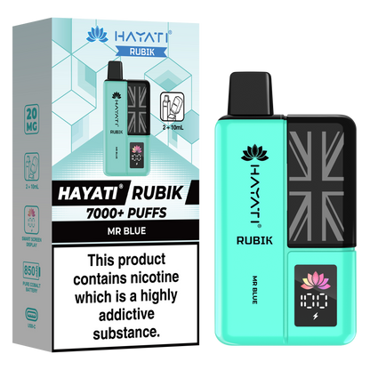 Hayati Rubik 7000+ Puff Prefilled Vape Kit