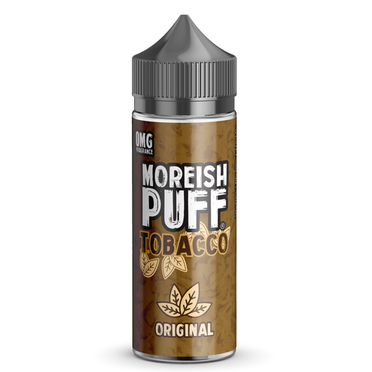 Moreish Puff Tobacco Original 0mg 100ml Shortfill E-Liquid-100ml