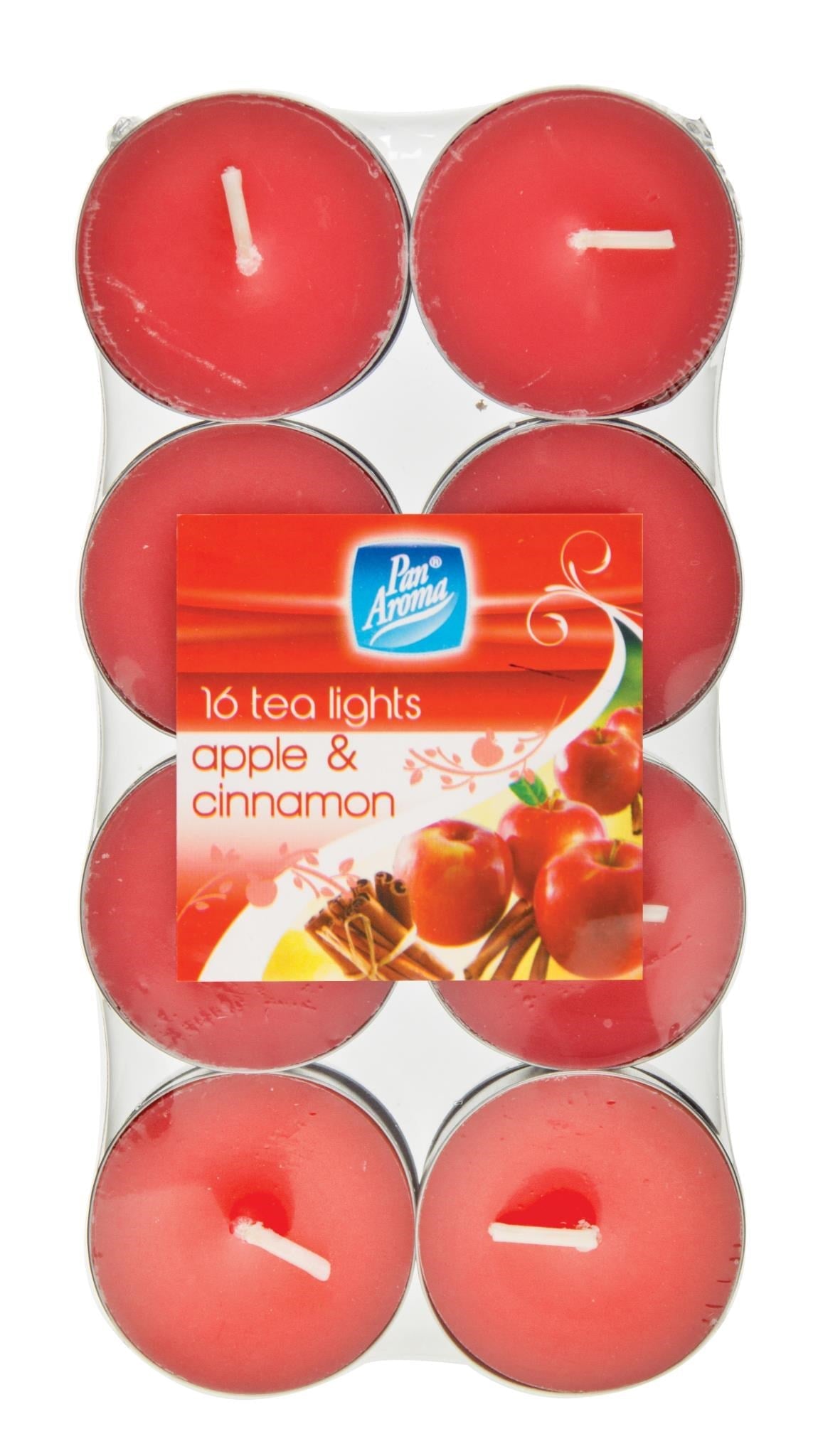 Colour Tealights 16pk - Apple & Cinnamon
