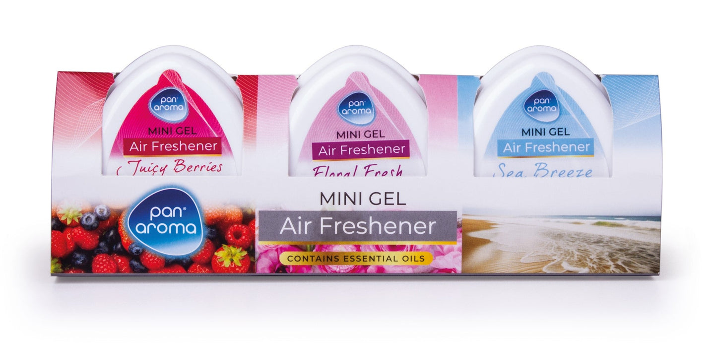 Mini Gel Air Freshener 3pk