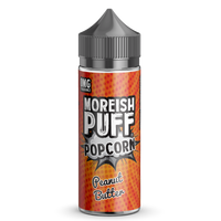 Moreish Puff Popcorn Peanut Butter 0mg 100ml Shortfill E-Liquid-100ml