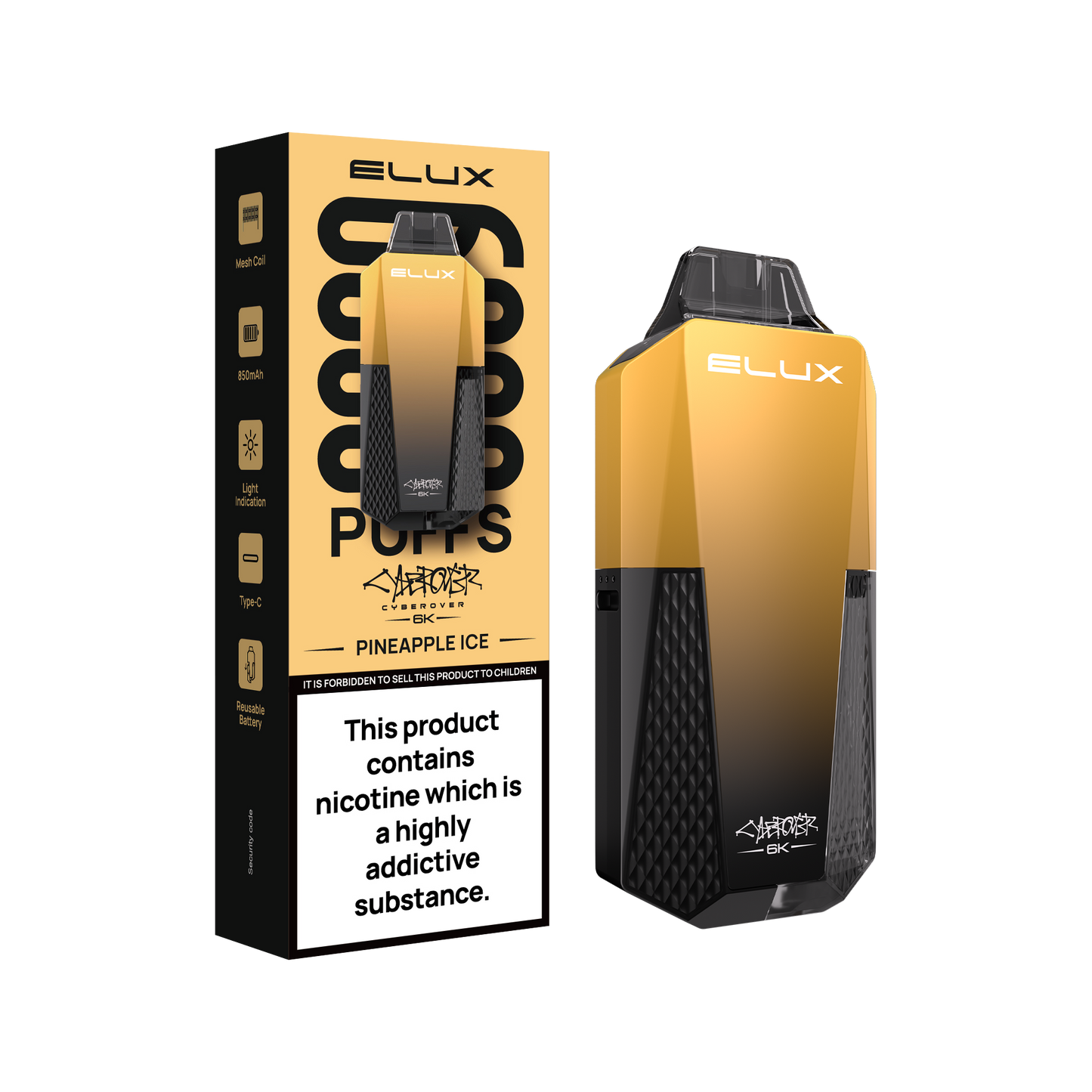 Elux Cyberover 6K Prefilled Vape