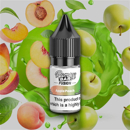 Ramsey Bar Fusion V2 Apple Peach 10ml Nic Salt