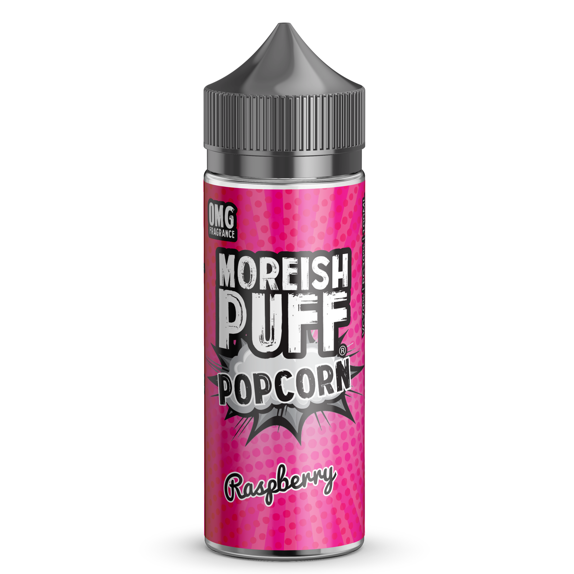 Moreish Puff Popcorn Raspberry 0mg 100ml Shortfill E-Liquid