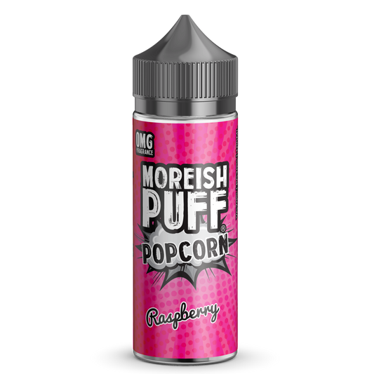 Moreish Puff Popcorn Raspberry 0mg 100ml Shortfill E-Liquid