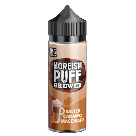 Moreish Puff Brewed Salted Caramel Macchiato 0mg 100ml Shortfill E-Liquid