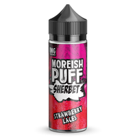 Strawberry Laces Sherbet E-Liquid by Moreish Puff 100ml Shortfill