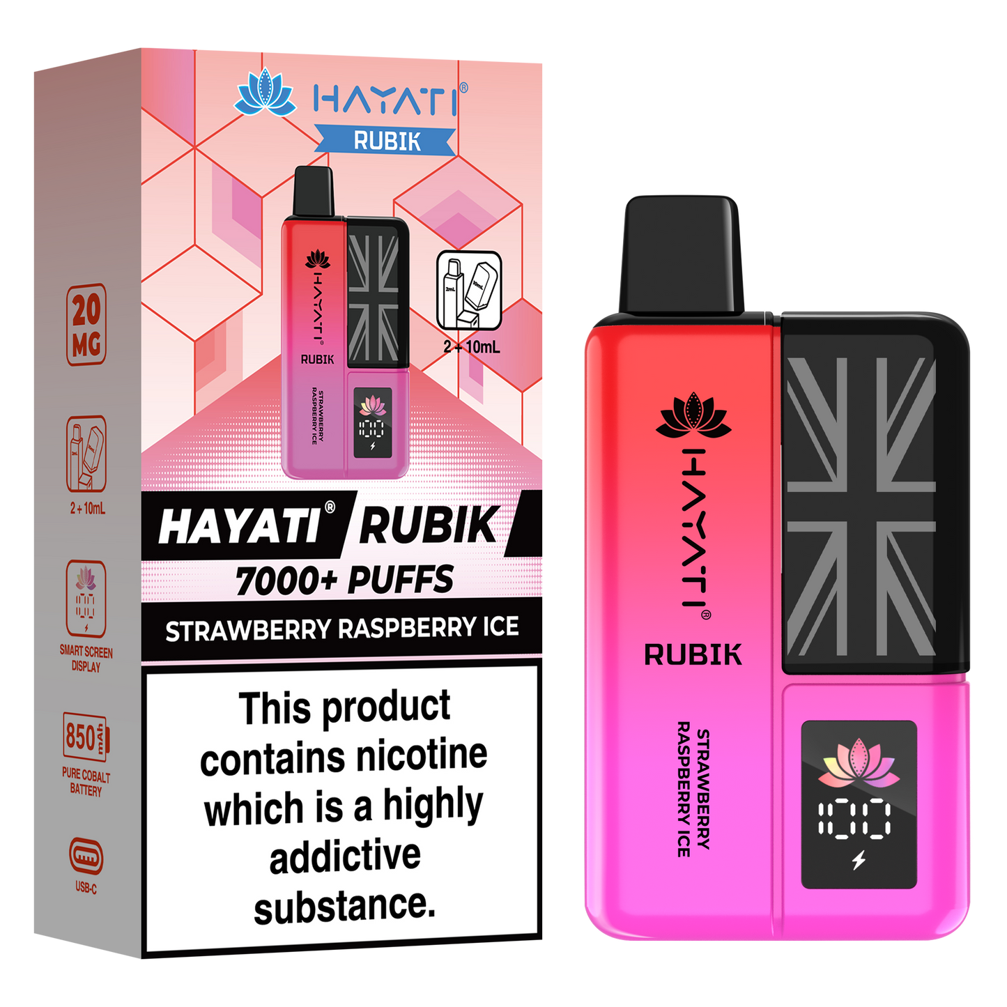 Hayati Rubik 7000+ Puff Prefilled Vape Kit