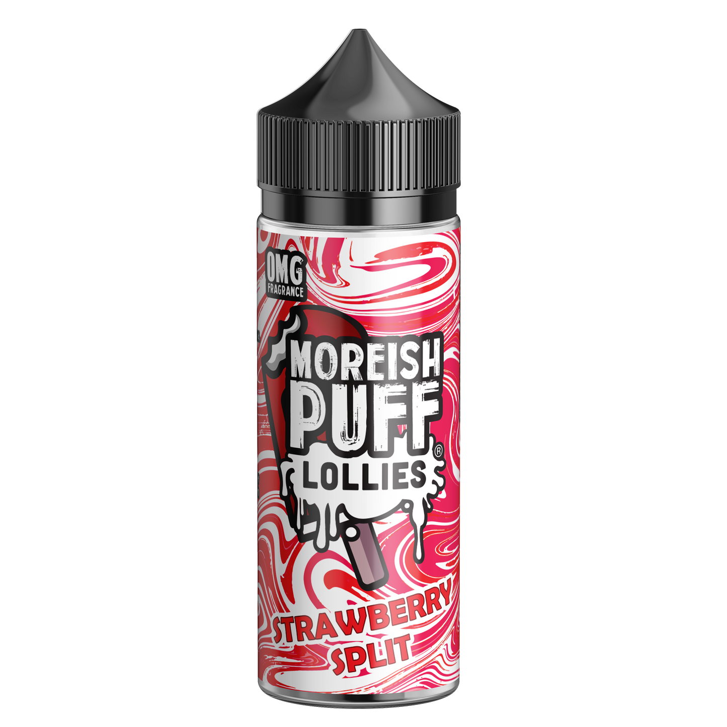Moreish Puff Lollies Strawberry Split 0mg 100ml Shortfill E-Liquid