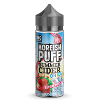 Moreish Puff Summer Cider on Ice Strawberry 0mg 100ml Shortfill E-Liquid