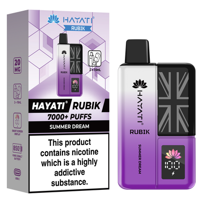 Hayati Rubik 7000+ Puff Prefilled Vape Kit