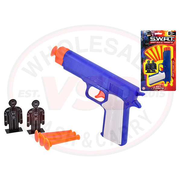 Police Dart Gun And Target 1pc