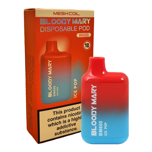 Bloody Mary BM600 Disposable Vape Ice Pop
