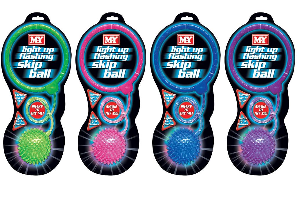 M.Y Light-Up Flashing Skip Ball