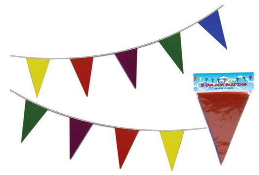 Triangular Bunting - 10m, 20 Flags
