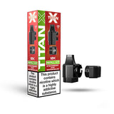Titan X Prefilled Pod Vape Kit StrawberryKiwiWatermelon
