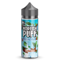 Moreish Puff Menthol Tobacco 0mg 100ml Shortfill E-Liquid