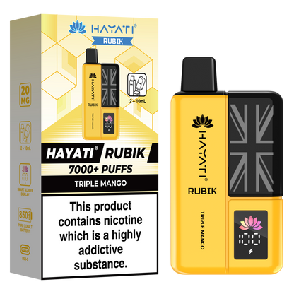 Hayati Rubik 7000+ Puff Prefilled Vape Kit