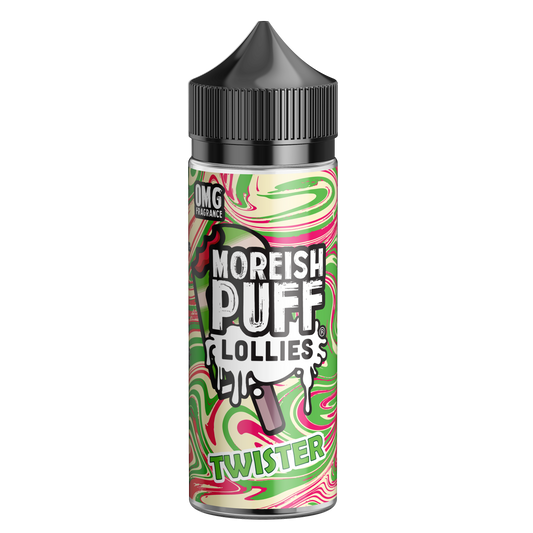 Moreish Puff Lollies Twister 0mg 100ml Shortfill E-Liquid