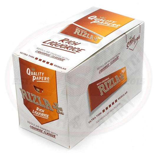 Rizla + Rich Liquorice Rolling Papers (100pcs)